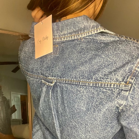 NWT CRYBABY DENIM SHIRT DRESS - Picture 11 of 11